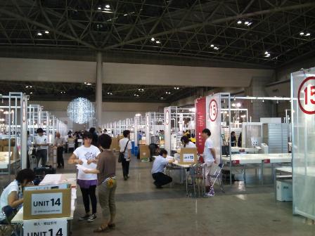 Good Design Expo 設営準備中 Good Design Expo 設営準備中